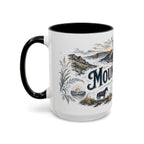 Mount Bromo Mug, Indonesia Travel Souvenir, Bucket List Gift, Accent Ceramic Coffee Mug 11oz 15oz