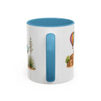 Albuquerque Illustrated Travel Mug | City Souvenir Accent Coffee Mug | 11oz 15oz Ceramic Cup