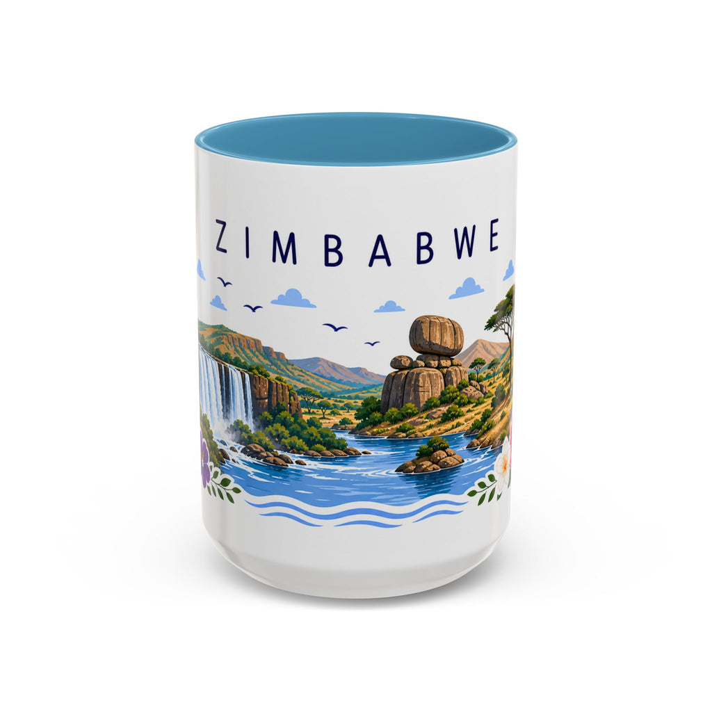 Zimbabwe Coffee Mug | Travel Souvenir Accent Mug | Place Gift Ceramic Cup 11oz 15oz