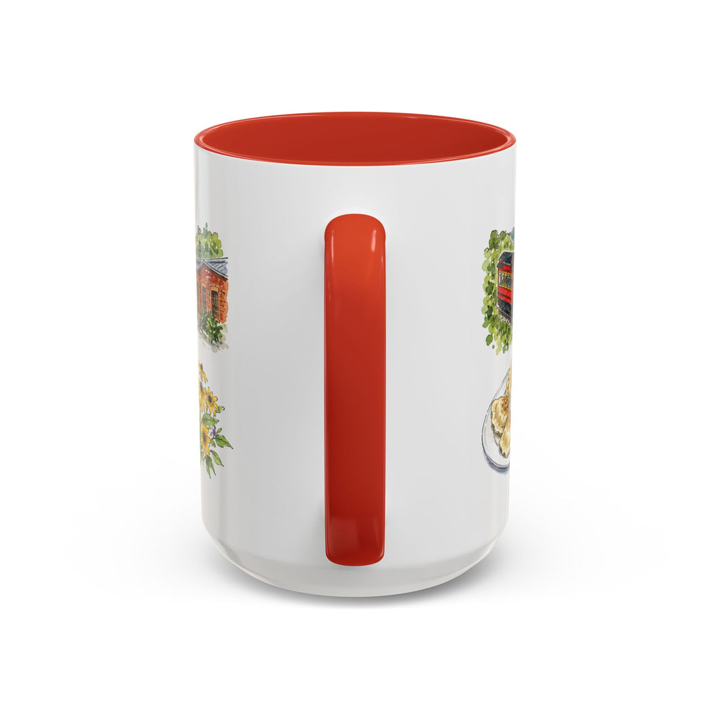 Pittsburgh Illustrated Travel Mug | City Souvenir Accent Coffee Mug | 11oz 15oz Ceramic Cup