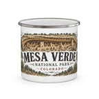 Mesa Verde National Park Vintage Enamel Camping Mug | 12oz National Park Hiking Gift