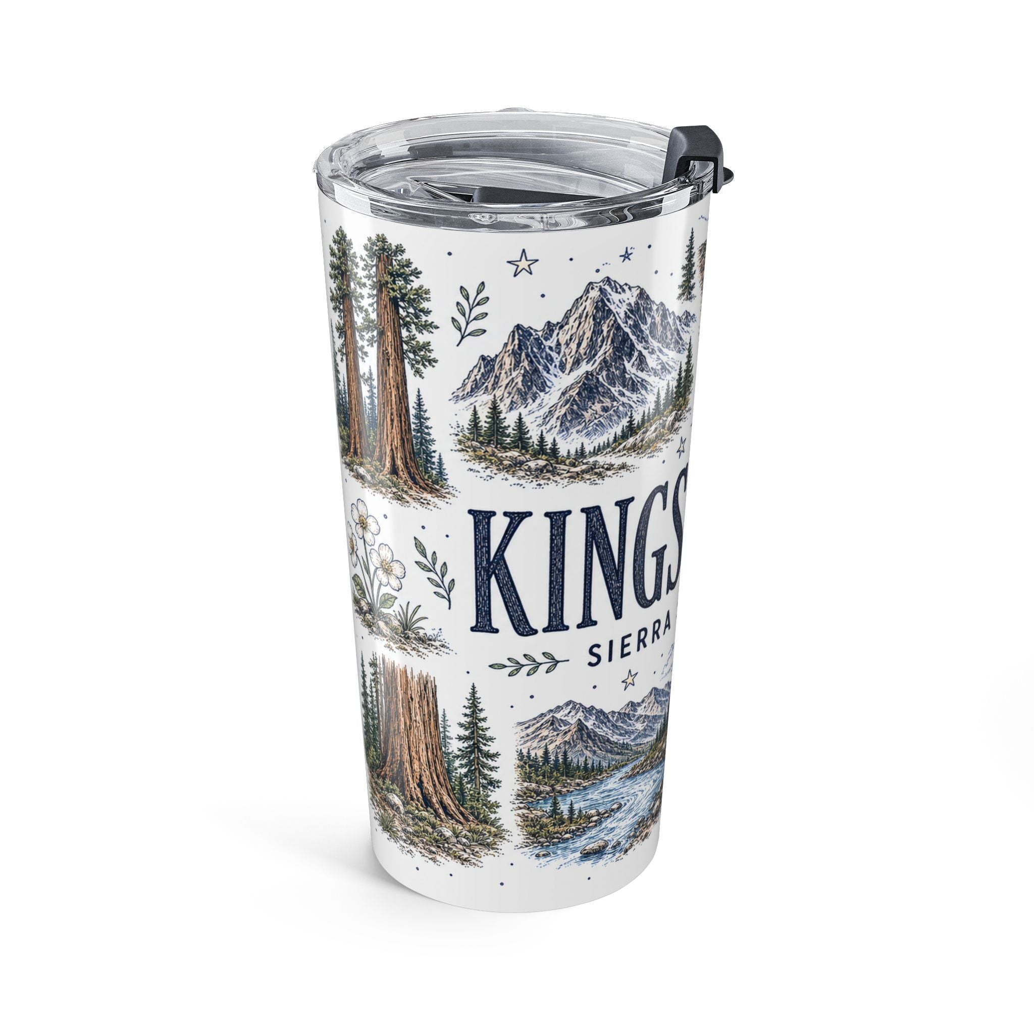 Kings Canyon National Park 20oz Tumbler | California Sierra Nevada Sequoia Gift | Insulated Stainless Steel Travel Cup