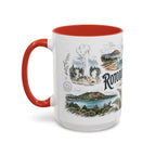 Rotorua Geothermal Mug, New Zealand Travel Souvenir, Bucket List Gift, Accent Ceramic Coffee Mug 11oz 15oz