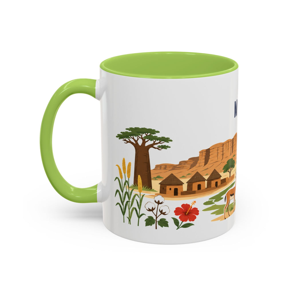 Mali Coffee Mug | Travel Souvenir Accent Mug | Country Gift Ceramic Cup 11oz 15oz