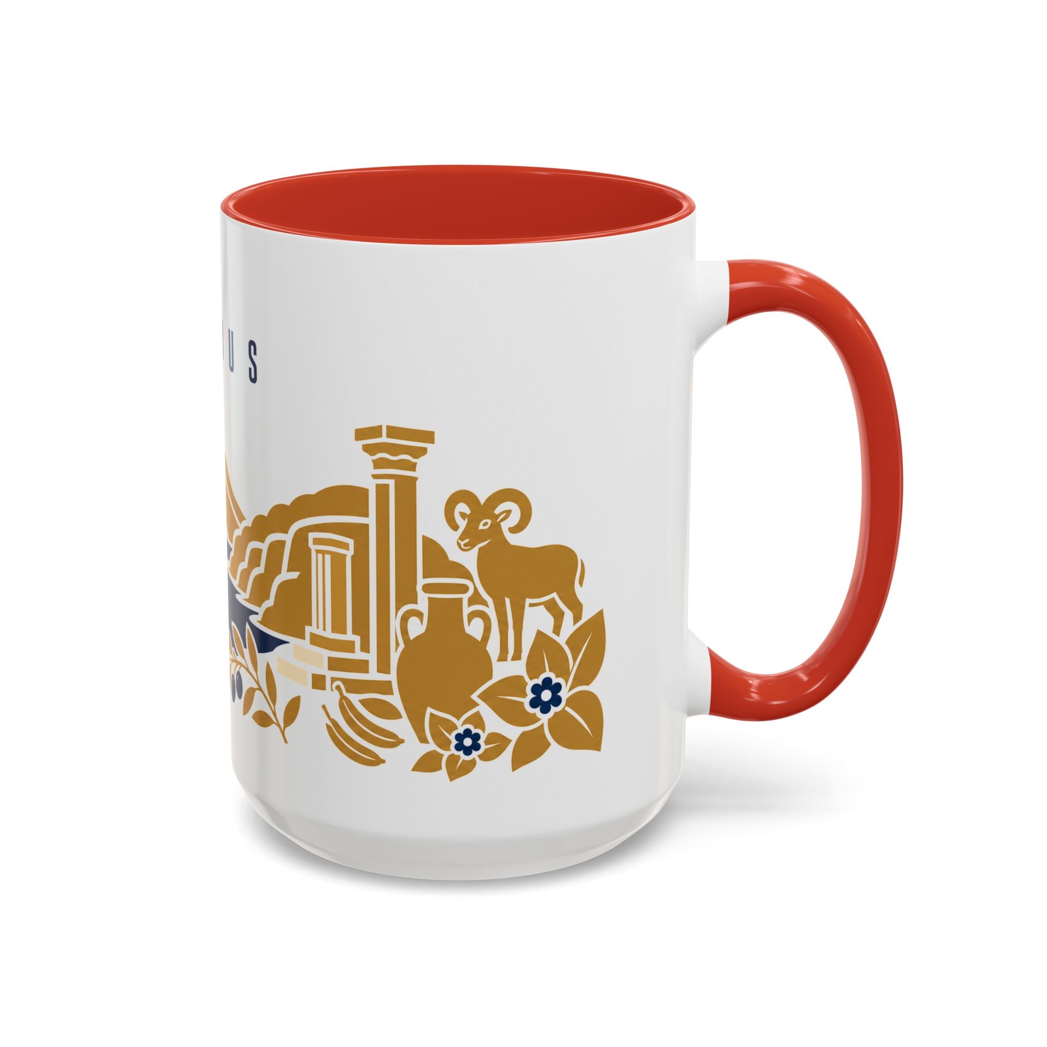 Cyprus Coffee Mug | Travel Souvenir Accent Mug | Country Gift Ceramic Cup 11oz 15oz