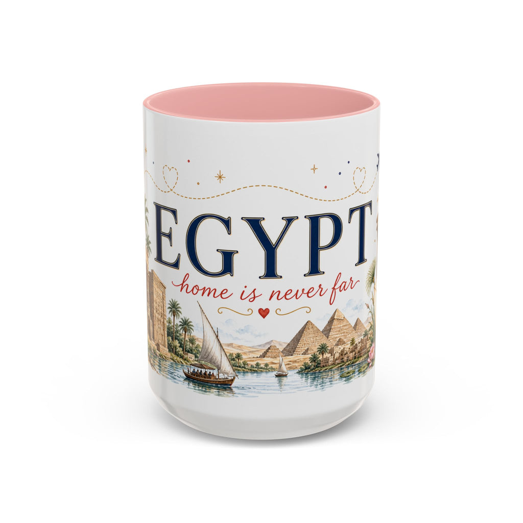 Egypt Home Country Mug | Moving Away Gift | Long Distance Friendship | 11 oz 15 oz Accent Mug