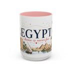 Egypt Home Country Mug | Moving Away Gift | Long Distance Friendship | 11 oz 15 oz Accent Mug