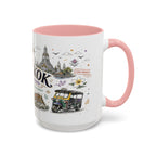 Bangkok Coffee Mug | Thailand Souvenir Travel Gift | Accent Color Ceramic 11oz 15oz