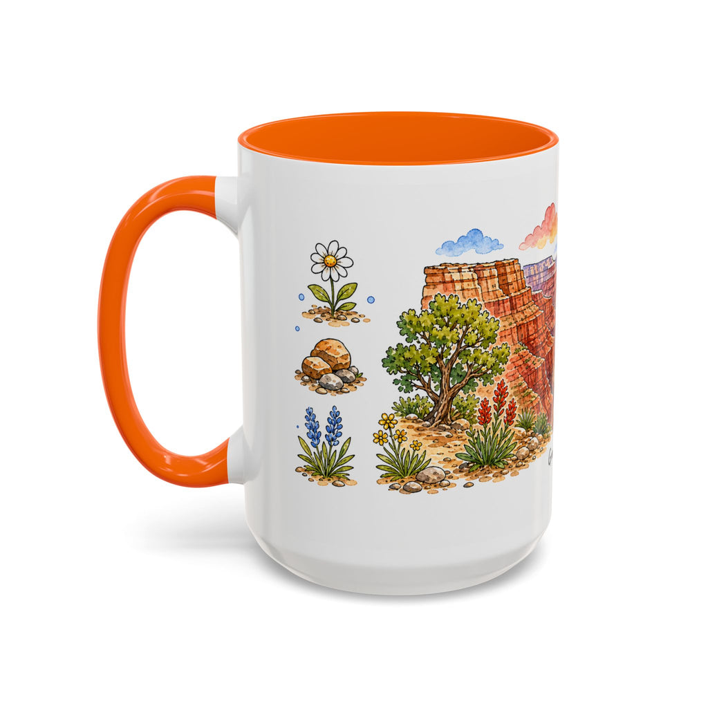 Grand Canyon National Park Mug | US Travel Souvenir Accent Coffee Mug | 11oz 15oz Ceramic Cup