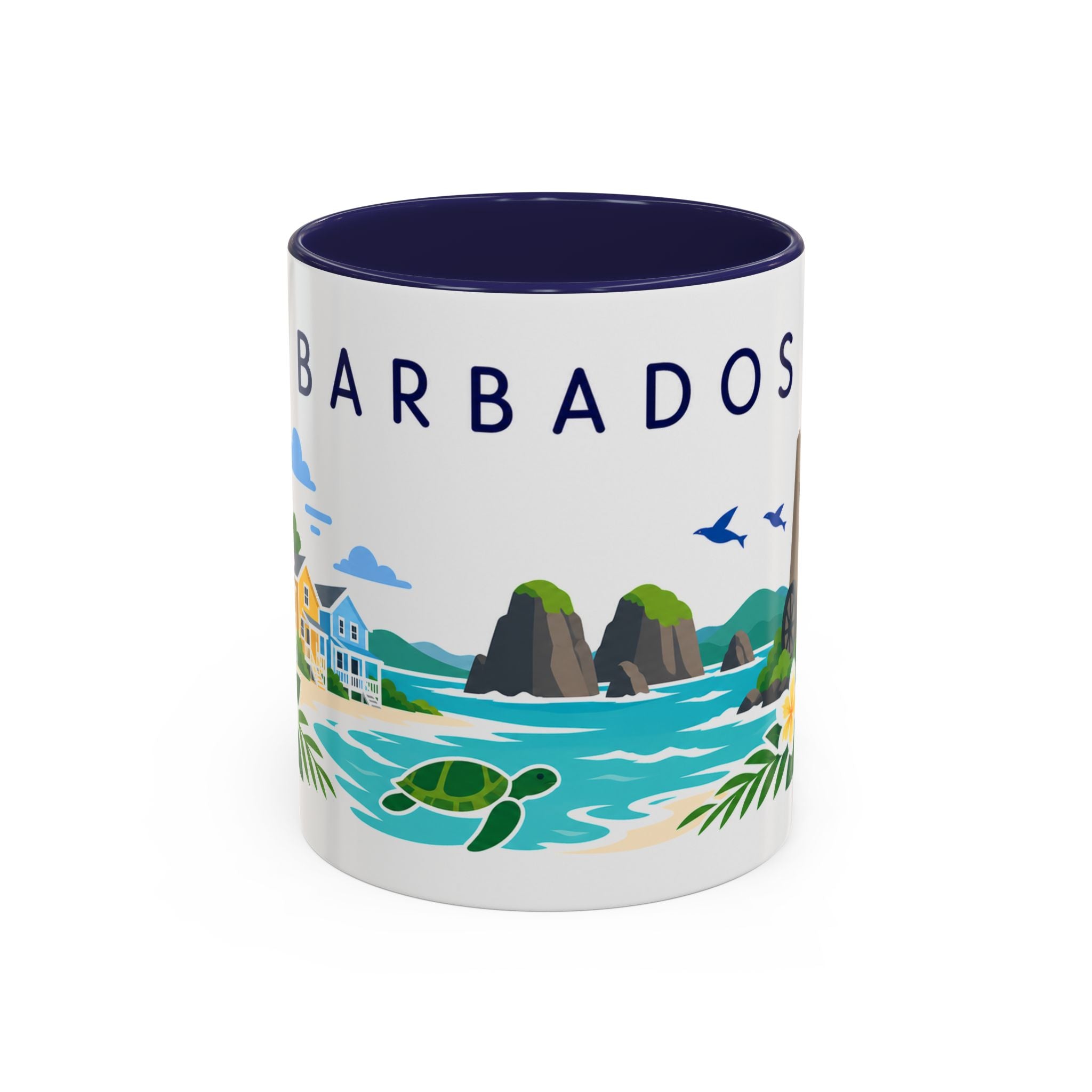 Barbados Coffee Mug | Travel Souvenir Accent Mug | Country Gift Ceramic Cup 11oz 15oz
