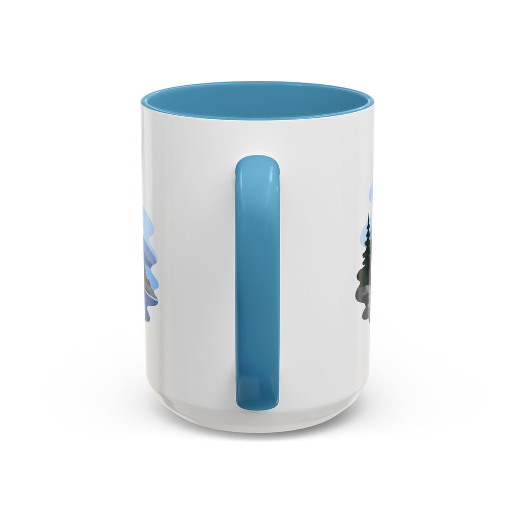 Isle Royale National Park Coffee Mug | Solid Color Block Park Souvenir | 11oz 15oz Accent Mug
