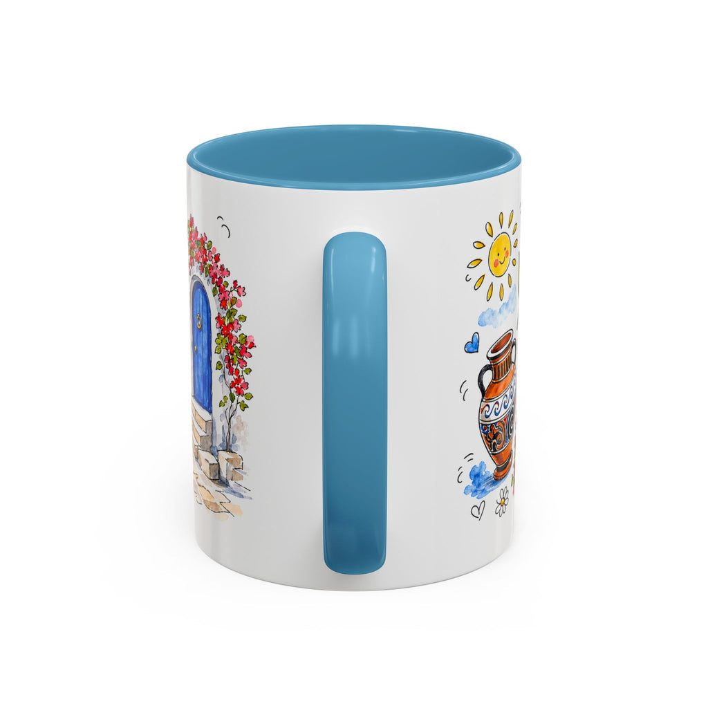 Athens Travel Mug | European City Souvenir Accent Coffee Mug | 11oz 15oz Ceramic Cup