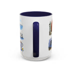 Stockholm Illustrated Travel Mug | City Souvenir Accent Coffee Mug | 11oz 15oz Ceramic Cup