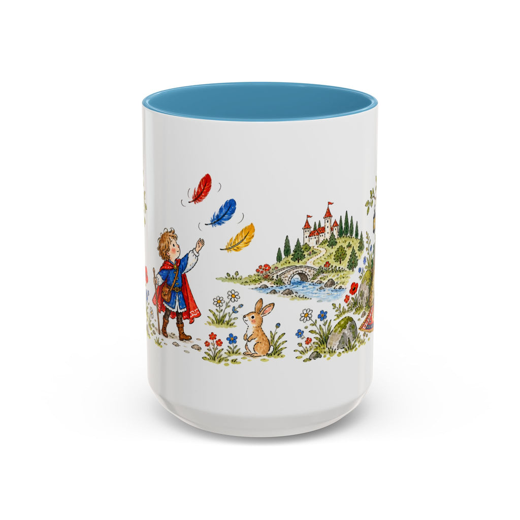 The Three Feathers Mug | Storybook Fairy Tale Accent Coffee Mug | EveryLegend