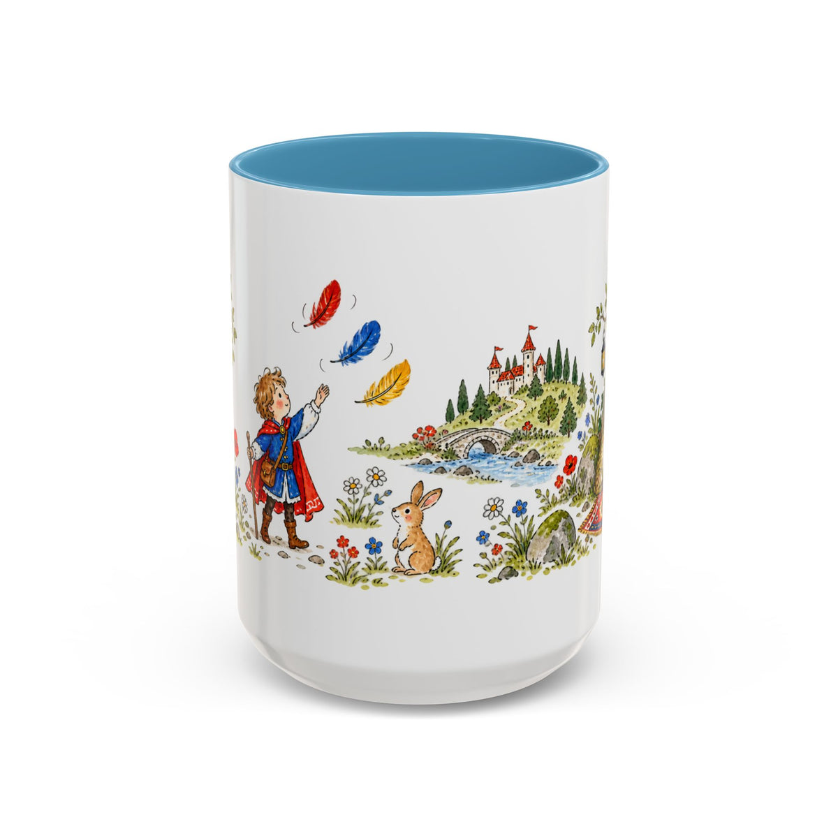 The Three Feathers Mug | Storybook Fairy Tale Accent Coffee Mug | EveryLegend