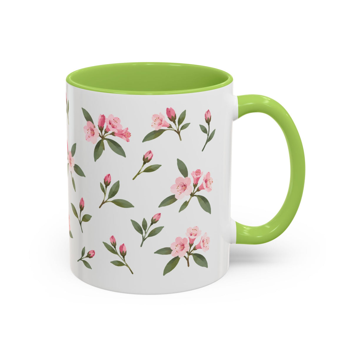 Washington Coast rhododendron Mug, State Flower Floral Coffee Cup, 11oz Botanical Gift