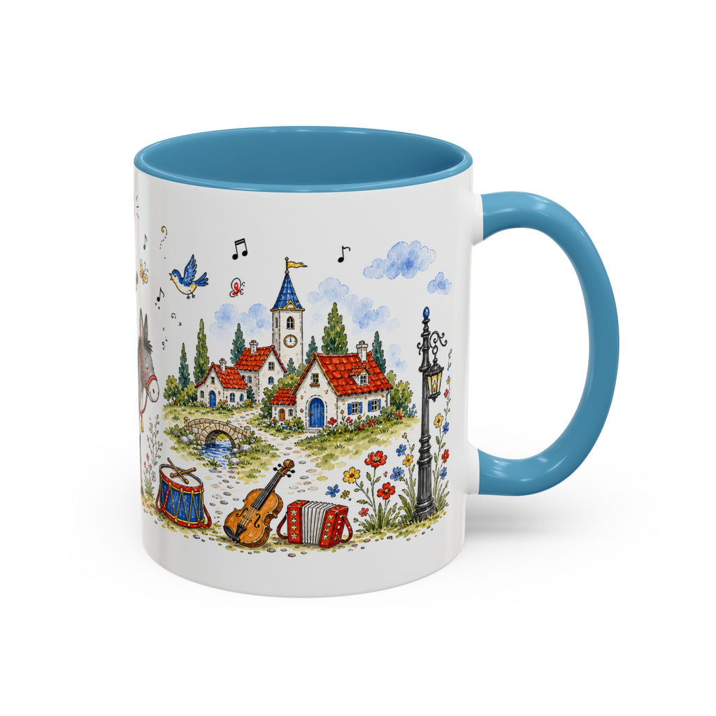 Bremen Town Musicians Mug | Storybook Accent Coffee Mug | EveryLegend