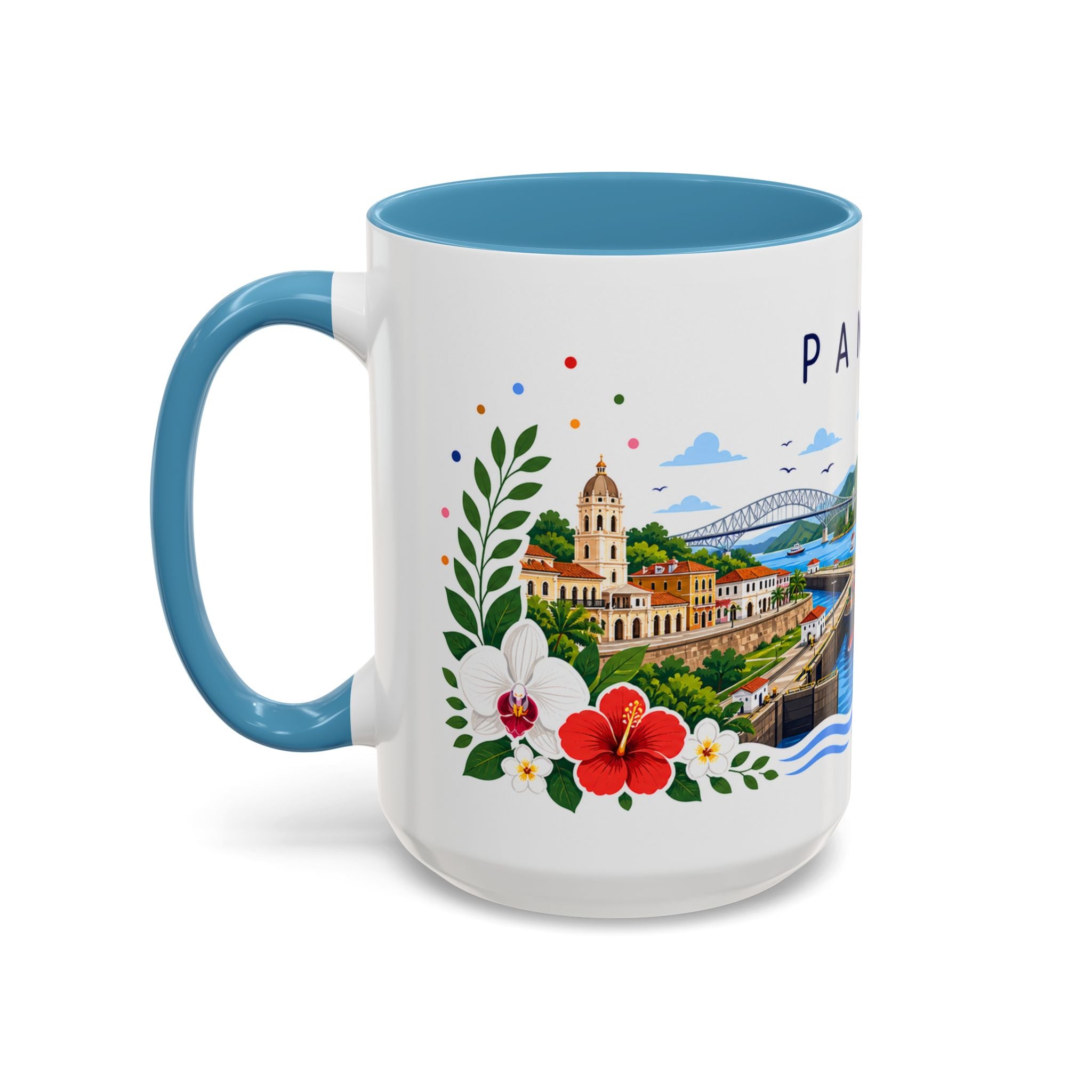 Panama Coffee Mug | Travel Souvenir Accent Mug | Place Gift Ceramic Cup 11oz 15oz