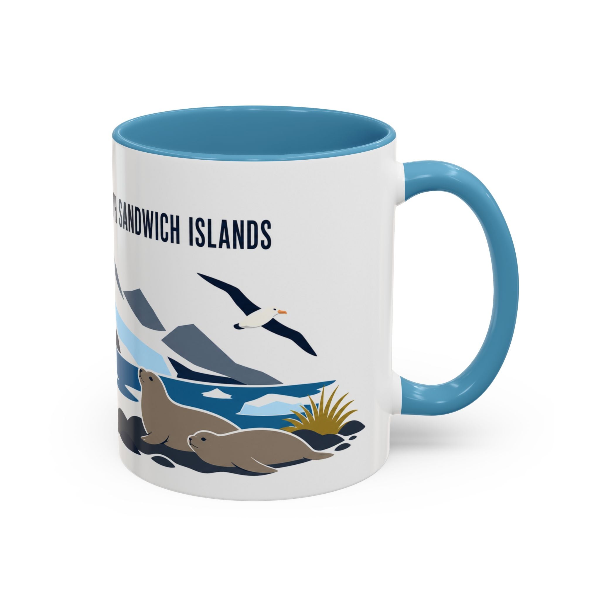 South Georgia and South Sandwich Islands Coffee Mug | Travel Souvenir Accent Mug | Country Gift Ceramic Cup 11oz 15oz