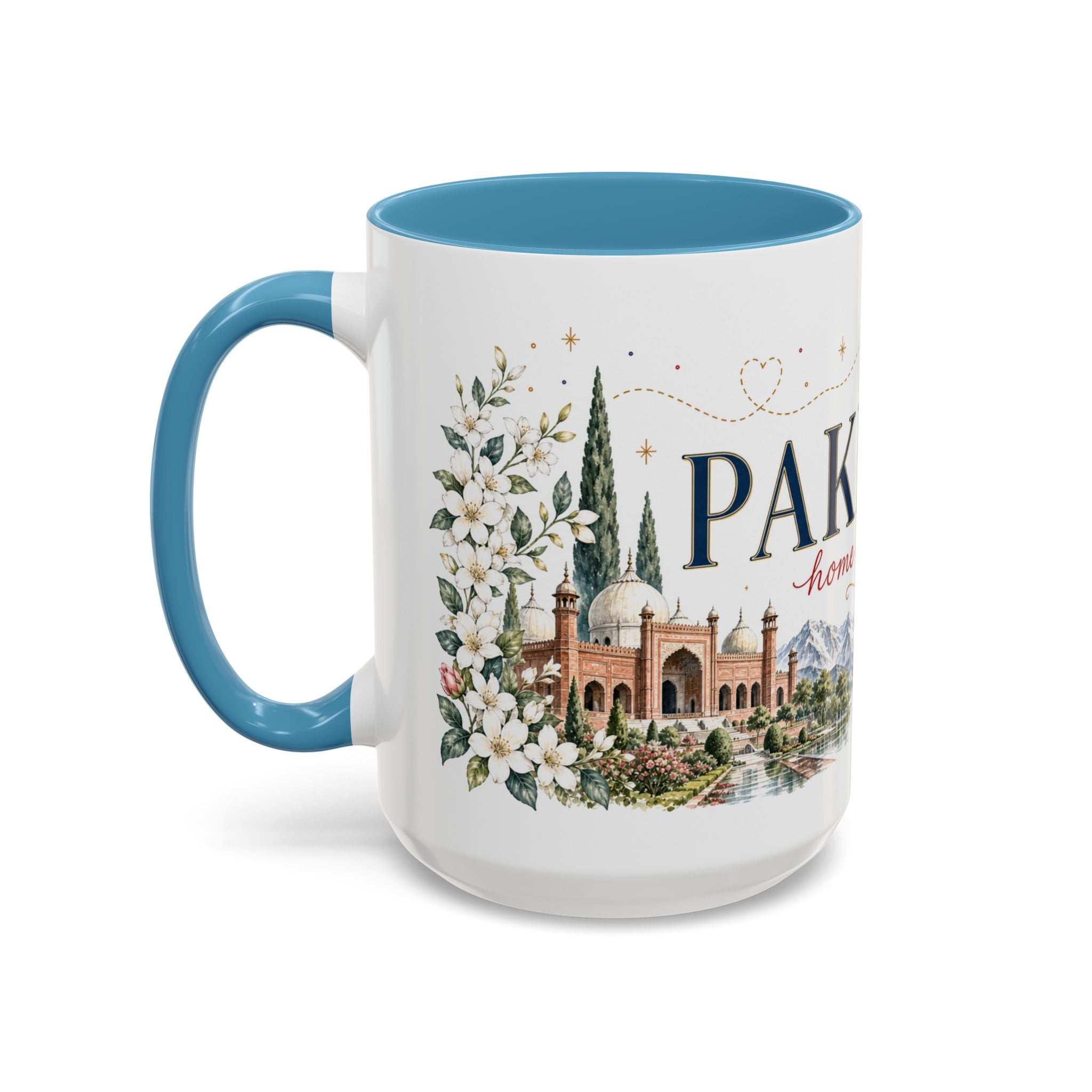 Pakistan Home Country Mug | Moving Away Gift | Long Distance Friendship | 11 oz 15 oz Accent Mug