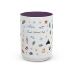 Denali National Park Christmas Mug | Watercolor Travel Souvenir | Holiday Gift | Accent Ceramic Coffee Cup 11oz 15oz