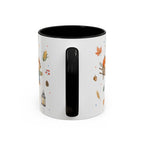 Thanksgiving Mug | Country Harvest Watercolor Gift | Pumpkin Scarecrow Accent Cup 11oz 15oz