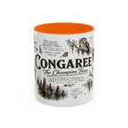 Congaree National Park Coffee Mug | South Carolina Forest Floodplain Gift | Accent Color Ceramic 11oz 15oz
