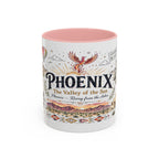 Phoenix Coffee Mug | Arizona Souvenir City Gift | Accent Color Ceramic 11oz 15oz