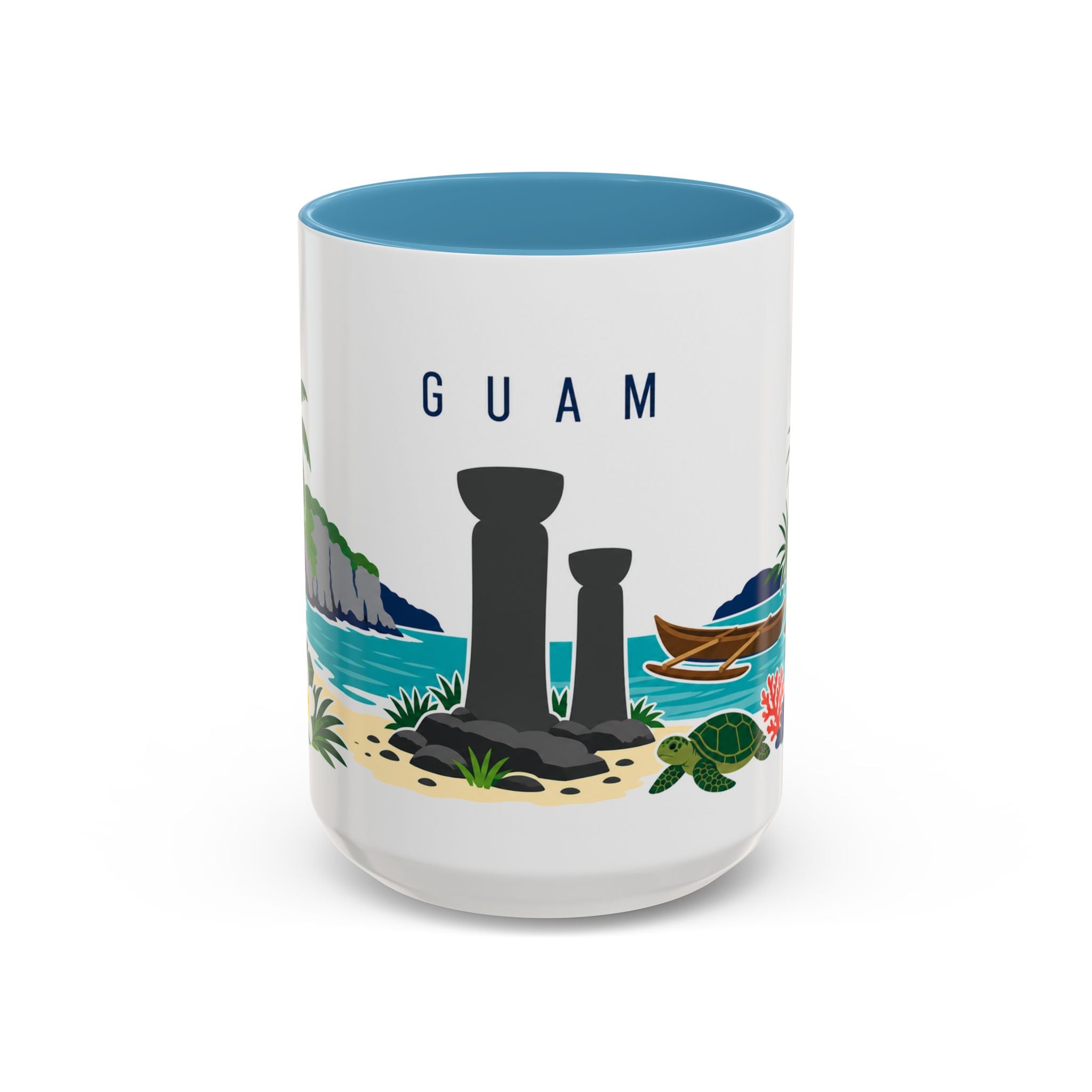 Guam Coffee Mug | Travel Souvenir Accent Mug | Country Gift Ceramic Cup 11oz 15oz