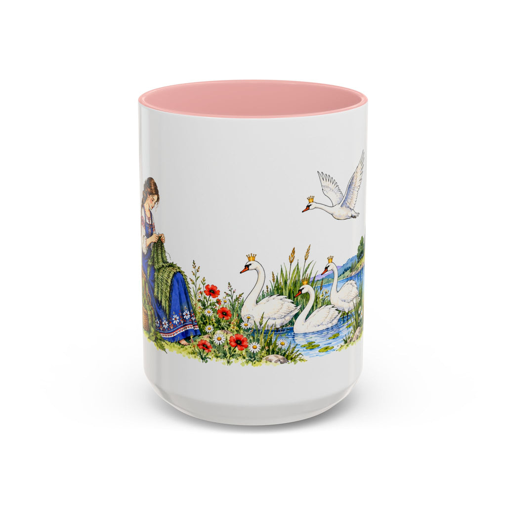 The Wild Swans Mug | Storybook Fairy Tale Accent Coffee Mug | EveryLegend