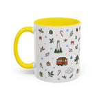 San Francisco Christmas Mug | Watercolor City Souvenir | Ceramic Coffee Cup