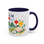 Vietnam Coffee Mug | Travel Souvenir Accent Mug | Country Gift Ceramic Cup 11oz 15oz