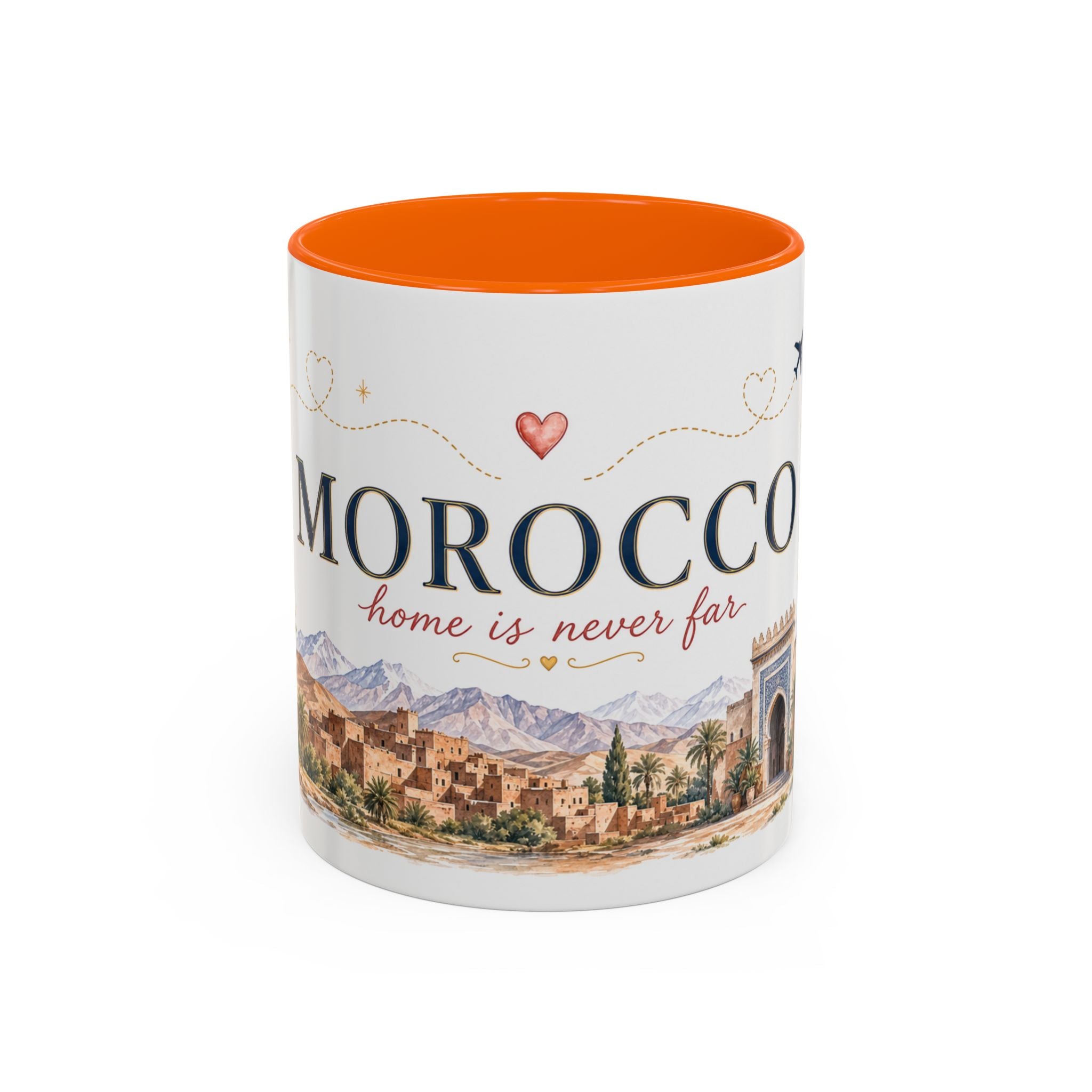 Morocco Home Country Mug | Moving Away Gift | Long Distance Friendship | 11 oz 15 oz Accent Mug