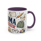 Grandma Makes Life Sweeter Coffee Mug | Gift From Grandkids | Accent Color Ceramic 11oz 15oz