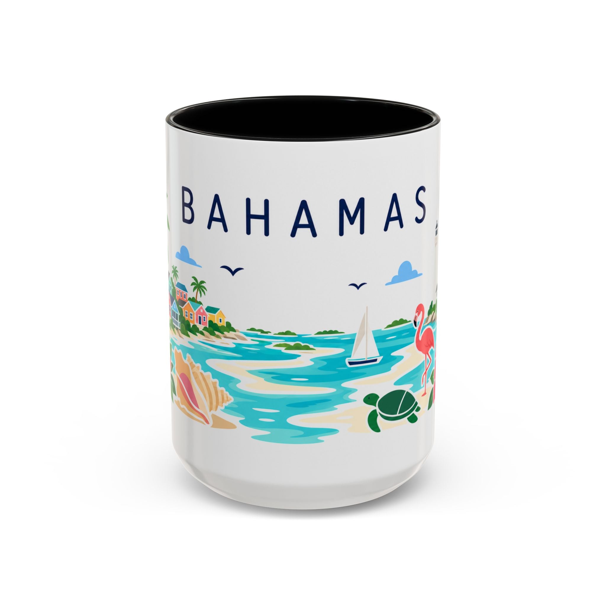 Bahamas Coffee Mug | Travel Souvenir Accent Mug | Country Gift Ceramic Cup 11oz 15oz