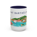 Saint Barthélemy Coffee Mug | Travel Souvenir Accent Mug | Country Gift Ceramic Cup 11oz 15oz