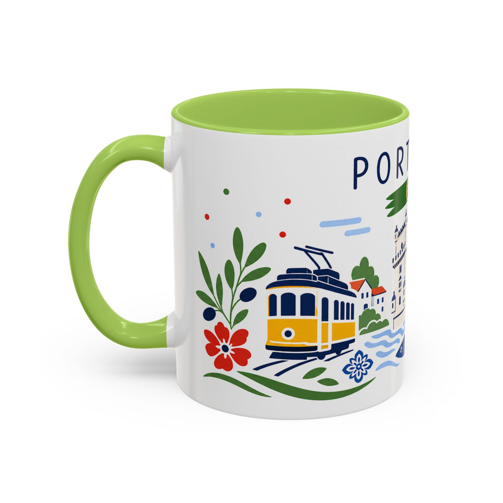 Portugal Coffee Mug | Travel Souvenir Accent Mug | Country Gift Ceramic Cup 11oz 15oz