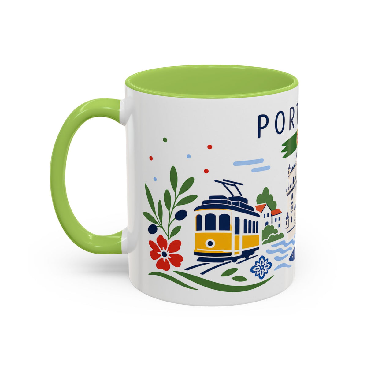 Portugal Coffee Mug | Travel Souvenir Accent Mug | Country Gift Ceramic Cup 11oz 15oz
