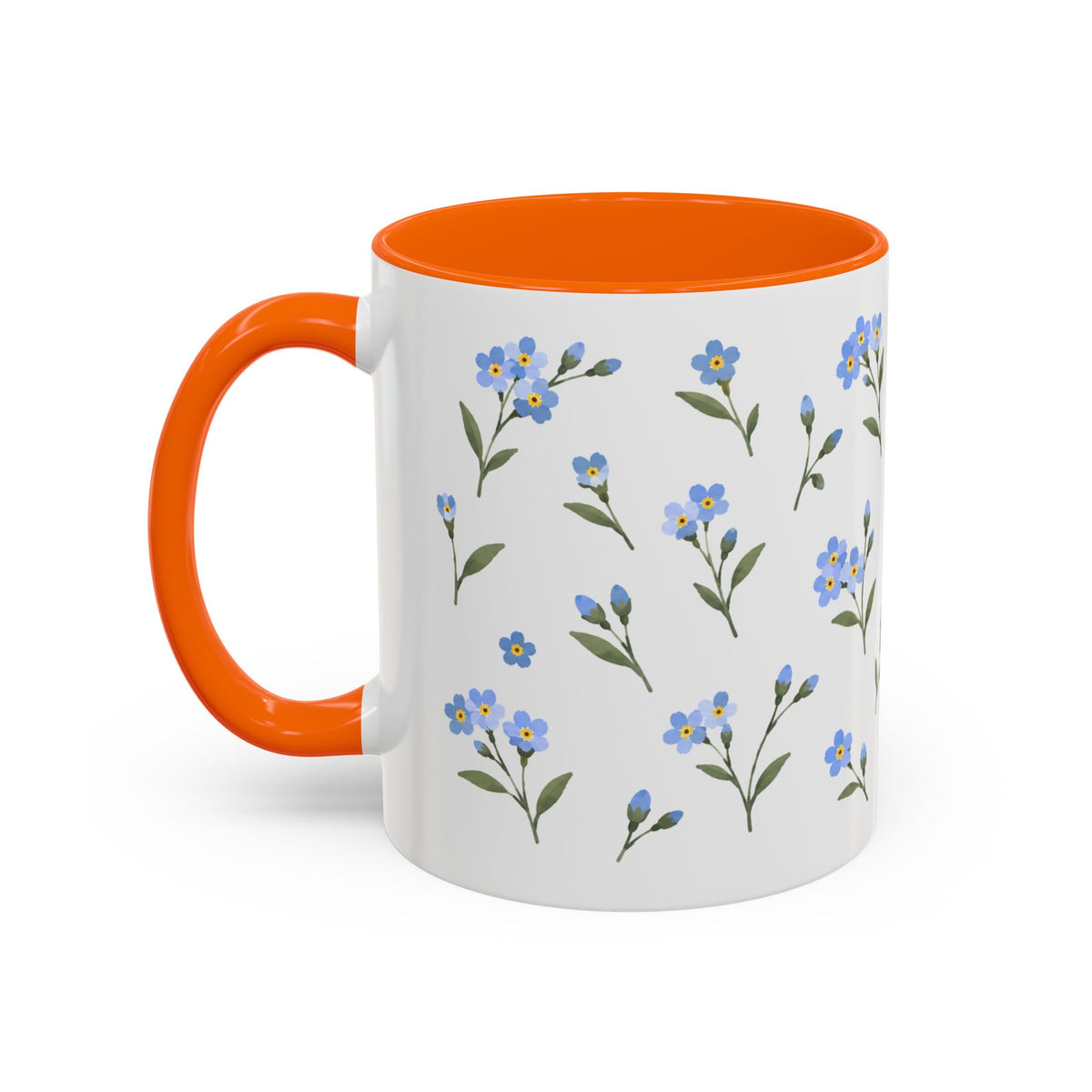Alaska Forget-me-not Mug, State Flower Floral Coffee Cup, 11oz Botanical Gift