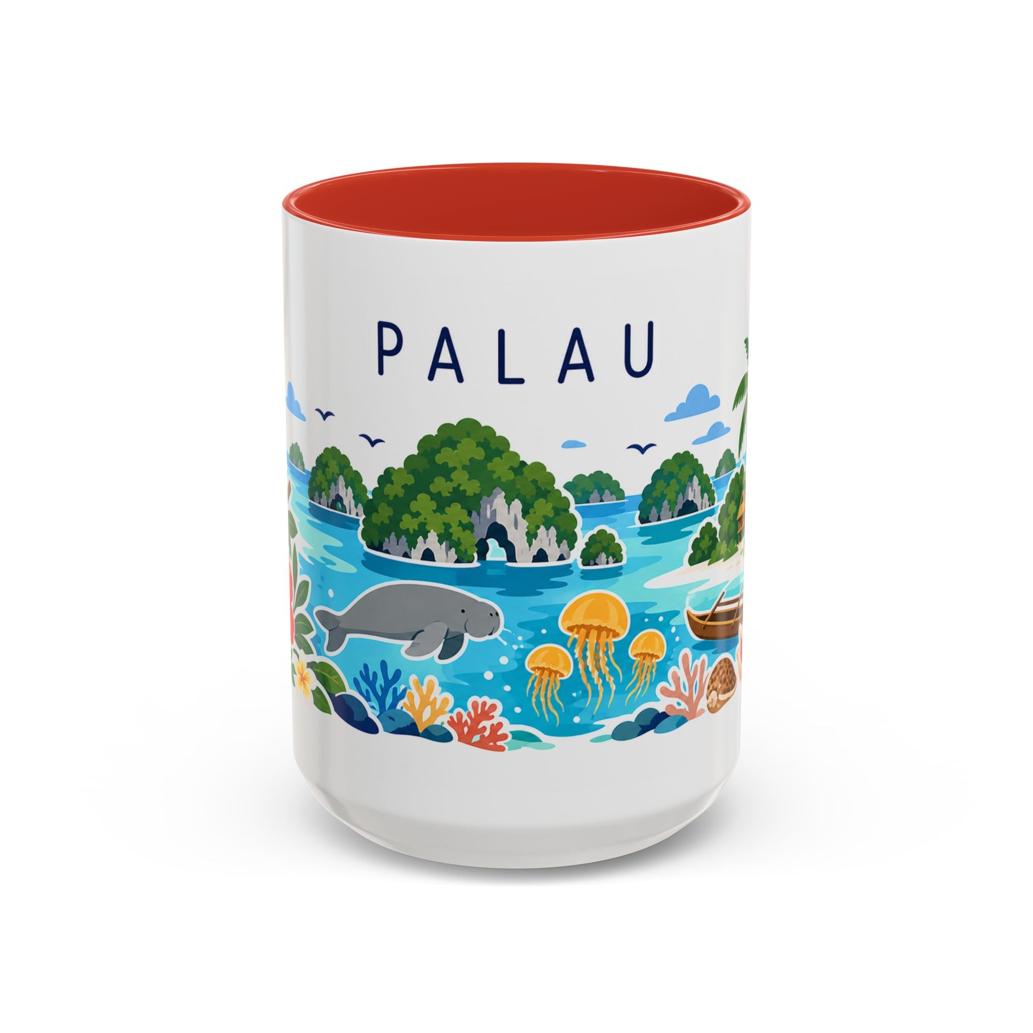 Palau Coffee Mug | Travel Souvenir Accent Mug | Country Gift Ceramic Cup 11oz 15oz