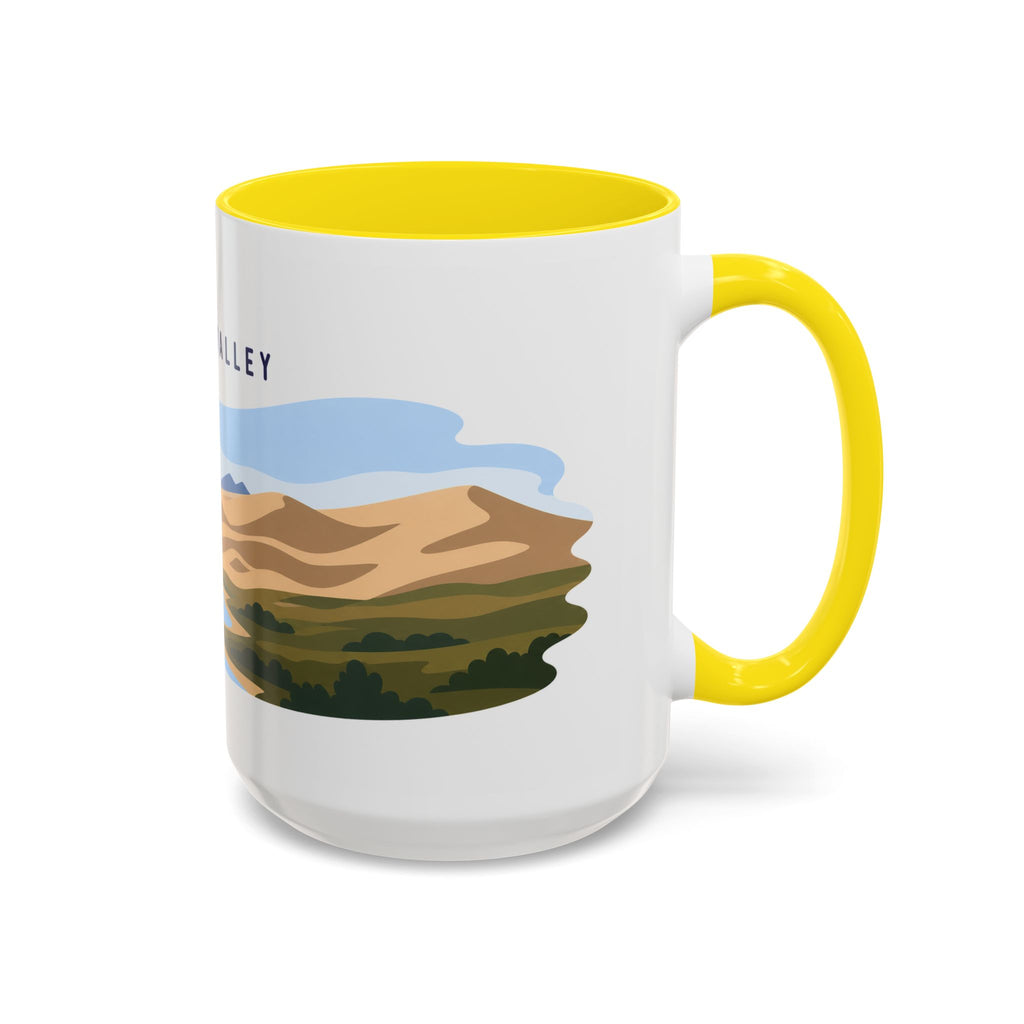Kobuk Valley National Park Coffee Mug | Solid Color Block Park Souvenir | 11oz 15oz Accent Mug