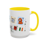 Dublin Coffee Mug | Postage Stamp Collage Mug | Travel Souvenir Accent Cup 11oz 15oz