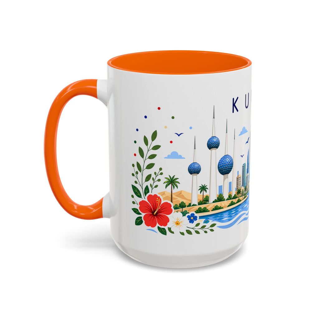 Kuwait Coffee Mug | Travel Souvenir Accent Mug | Place Gift Ceramic Cup 11oz 15oz