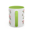 Washington Coast rhododendron Mug, State Flower Floral Coffee Cup, 11oz Botanical Gift