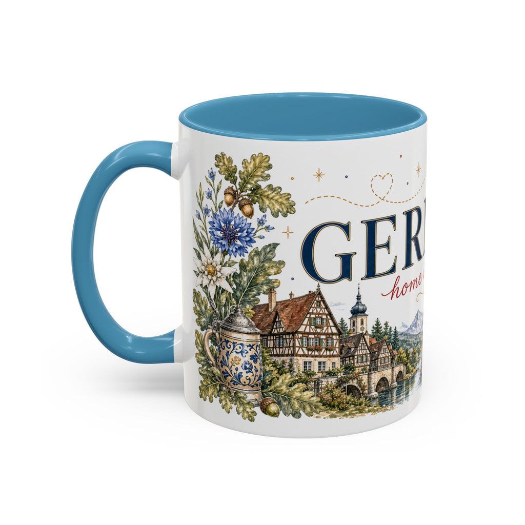 Germany Home Country Mug | Moving Away Gift | Long Distance Friendship | 11 oz 15 oz Accent Mug