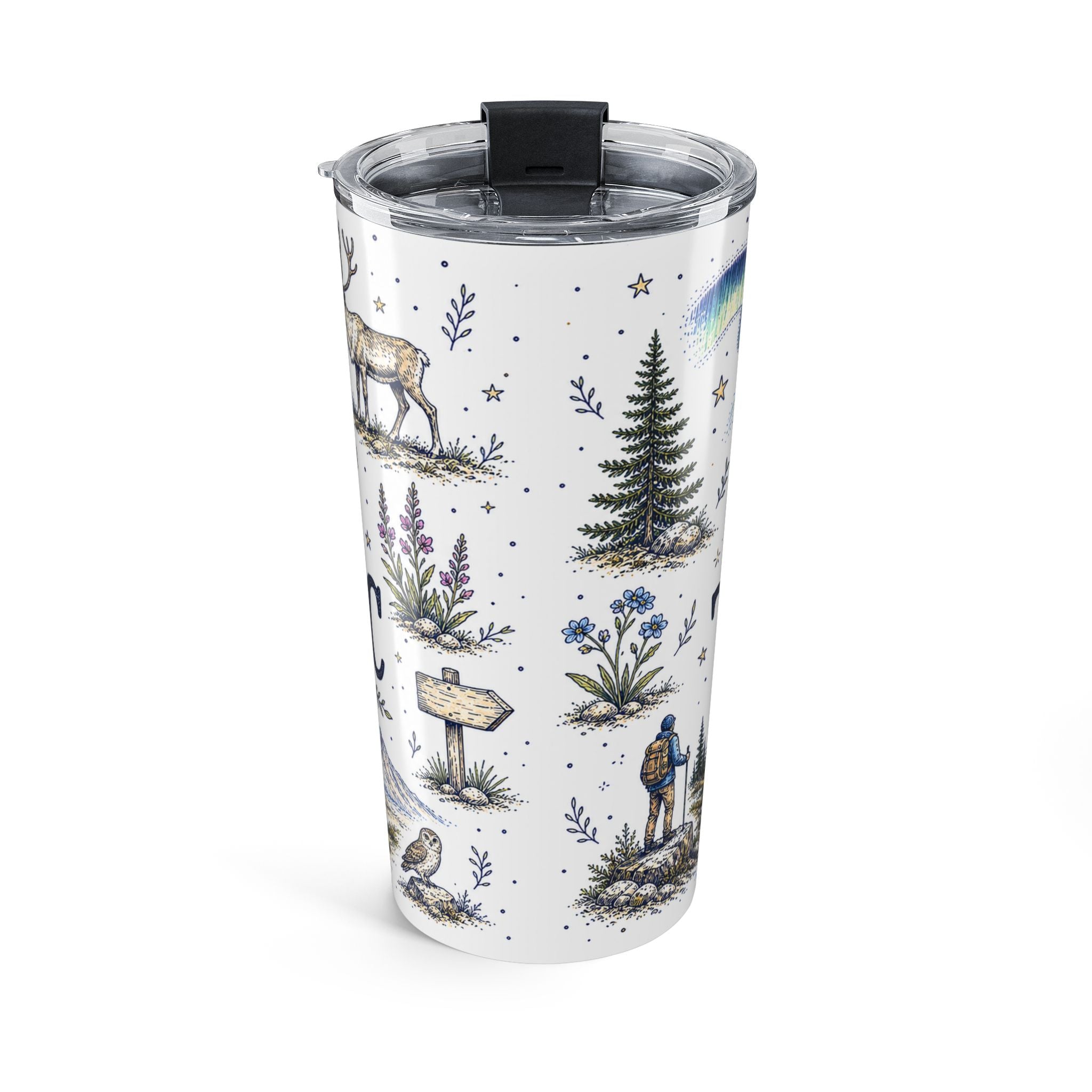 Gates of the Arctic National Park 20oz Tumbler | Alaska Arctic Wilderness Gift | Insulated Stainless Steel Travel Cup