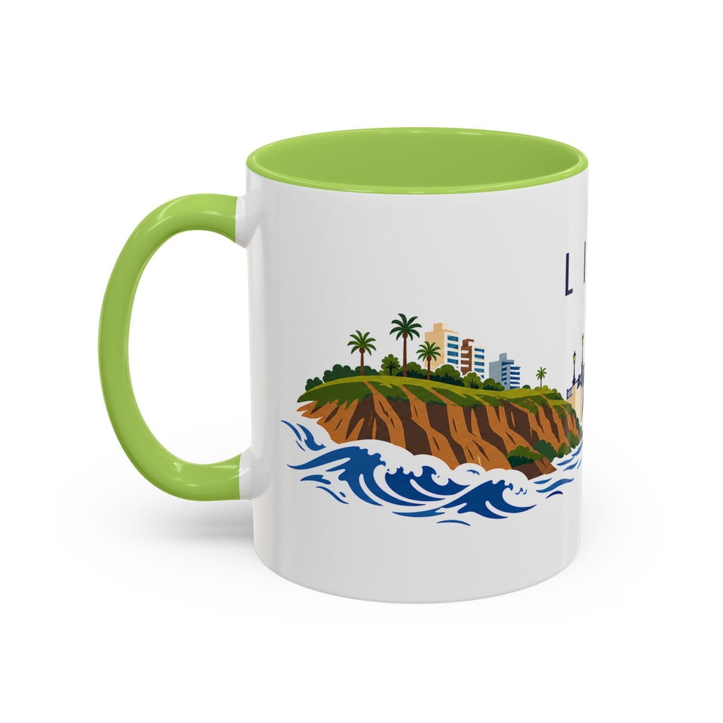 Lima Coffee Mug | Peru Travel Souvenir | Porcelain Decal City Gift | 11oz 15oz Accent Mug