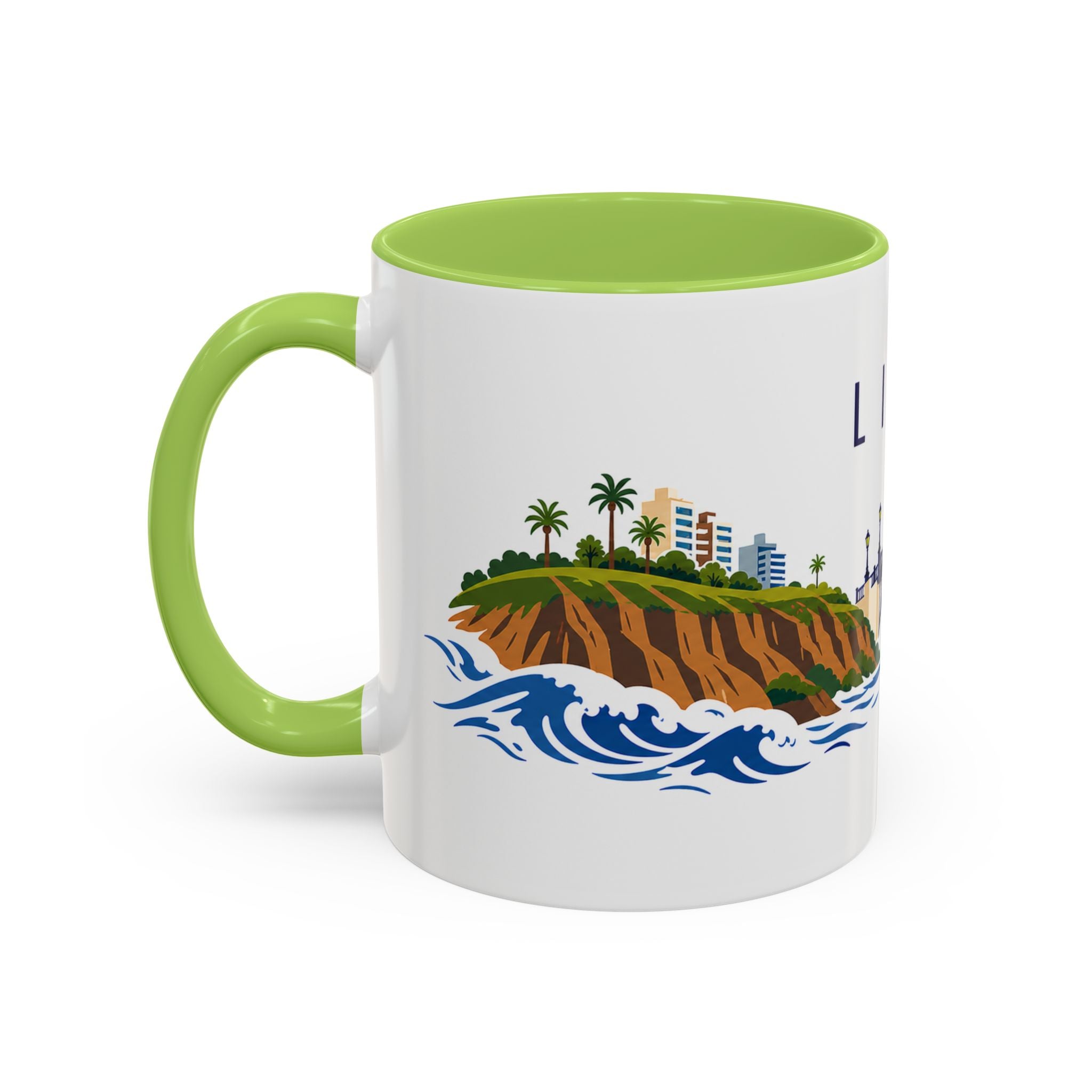 Lima Coffee Mug | Peru Travel Souvenir | Porcelain Decal City Gift | 11oz 15oz Accent Mug
