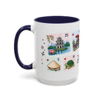 Hanoi Coffee Mug | Postage Stamp Collage Mug | Travel Souvenir Accent Cup 11oz 15oz