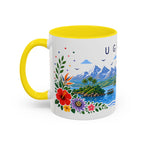 Uganda Coffee Mug | Travel Souvenir Accent Mug | Place Gift Ceramic Cup 11oz 15oz